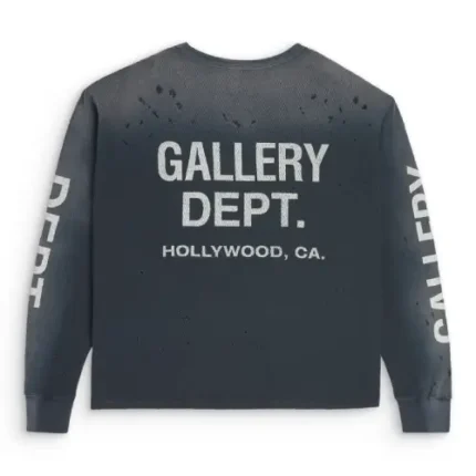 Gallery Dept Urcle thermal long sleeve black back view