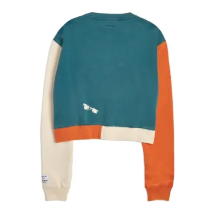 Gallery Dept X Lanvin Cropped Crewneck Women’s Teal Blue back view