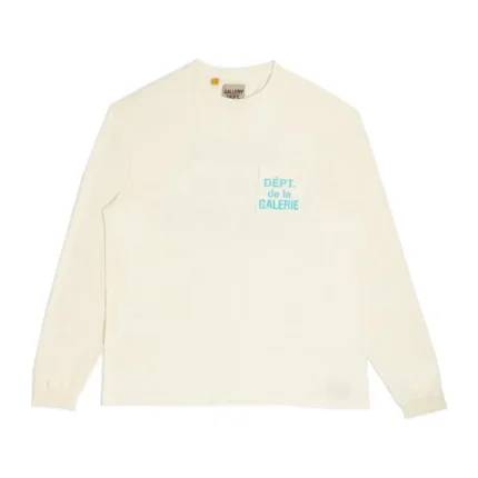 Gallery Dept de la Galerie L-S Pocket Shirt Cream front view